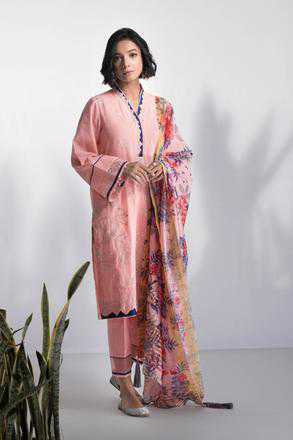 Sapphire Petal Pink Summer Lawn Collection 2020 | Sapphire Lawn